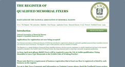 Desktop Screenshot of nammregister.org.uk